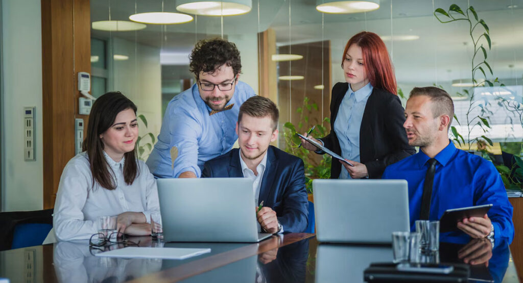 A professional mortgage broker from Financio discussing long-term financial success and home loan strategies with a client in Sydney.