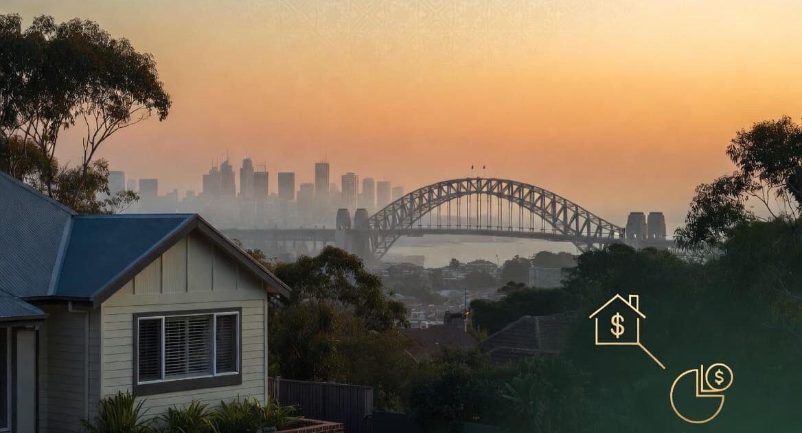 Australian home with Sydney skyline representing Halal Finance and Shariah compliant property financing