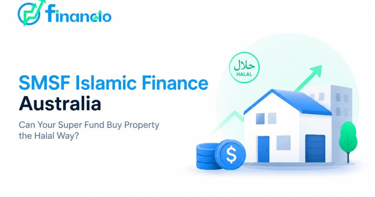 SMSF Islamic finance Australia with halal property investment illustration