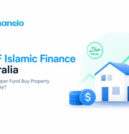 SMSF Islamic finance Australia with halal property investment illustration